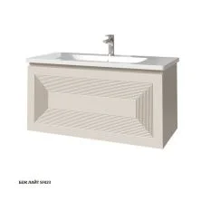 Caprigo Тумба с раковиной MODO Quarta 100 см, светло бежевая