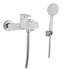 Смеситель для ванны ViEiR Camomilla с ручным душем, белый V283531F