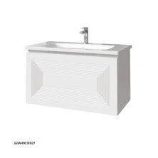 Caprigo Тумба с раковиной подвесная Modo Quarta 80 см, белая матовая 35713-SF027