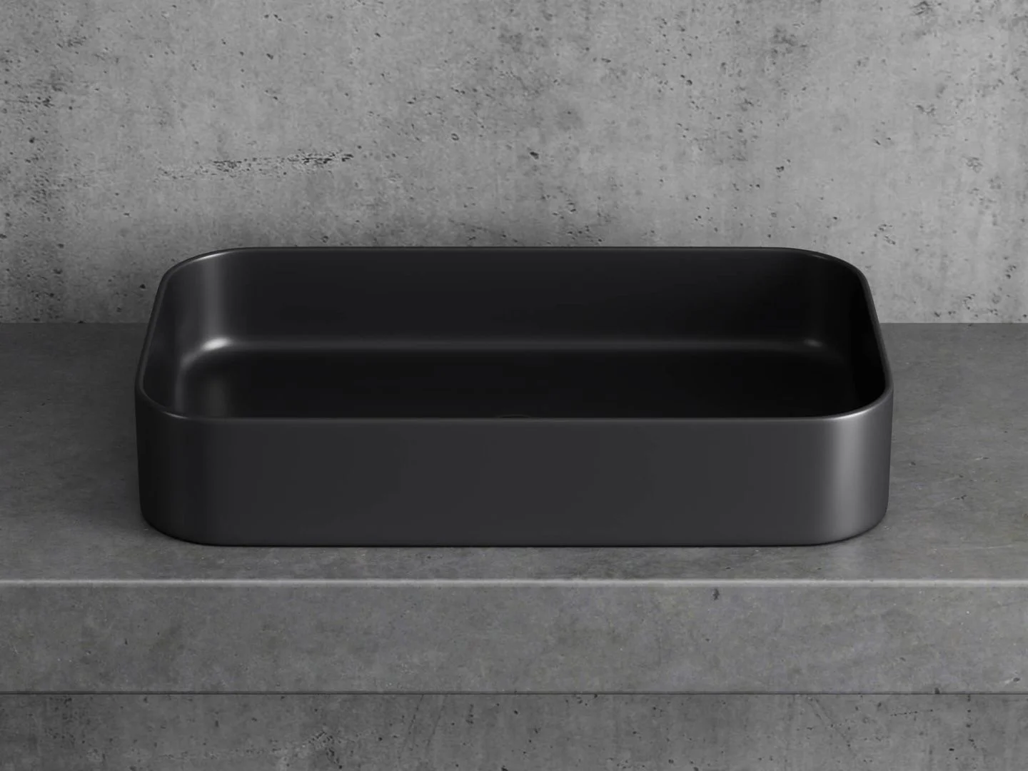 Приобрести hayzburg накладная раковина чаша 60х37 см, черная матовая hb-0035-60mb