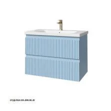 Caprigo Тумба с раковиной FORTE-Smalty TYPE 80 см, голубая, эмаль 38412eml 2