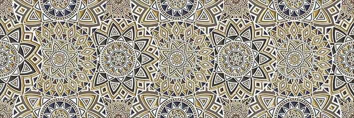 Приобрести декор настенный alma ceramica harisma многоцветный-д2 20х60