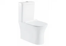 Унитаз-компакт безободковый BelBagno Ancona BB1224CPR-P