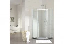 Душевое ограждение Sole Quadro 100х100 см хром/прозрачное