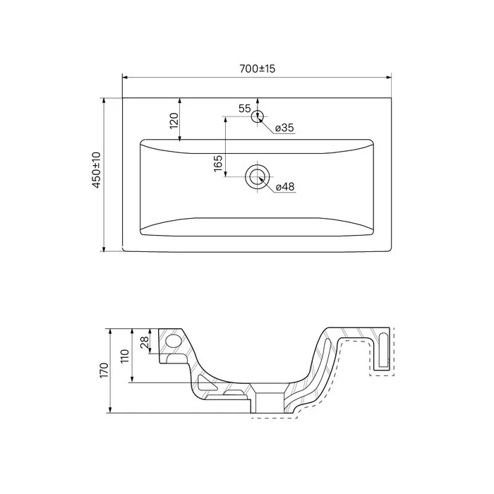 Приобрести iddis тумба напольная new custo с раковиной 70 см. белая ncu70w0i95