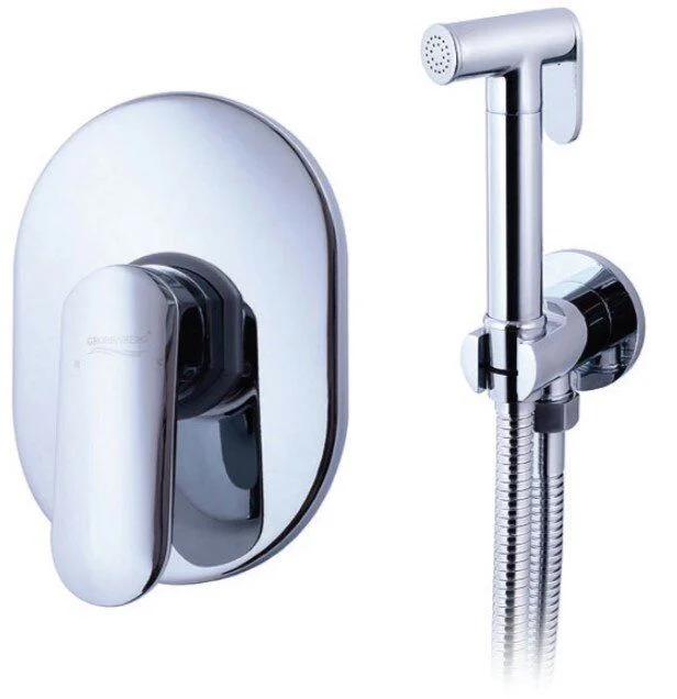 Приобрести grocenberg смеситель с гигиеническим душем, хром gb1002cr