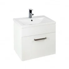 IDDIS Тумба подвесная New Mirro с раковиной 50 см. белая NMIR50Wi95