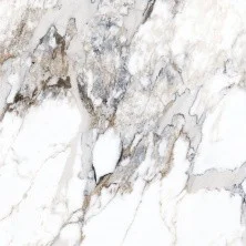 Плитка напольная Vitra Marble-X Бреча Карара 60х60см, белая