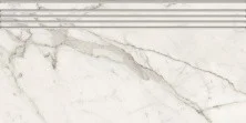 Ступень Kerranova Marble Trend 294x600 мм, MR, белая