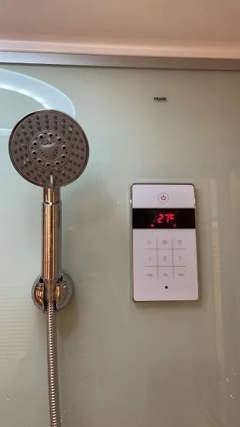 Приобрести frank душевая кабина f505 с паром, прямоугольная