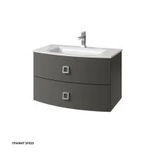 Caprigo Тумба с раковиной LEGATO 80 см, графит 3012B 4