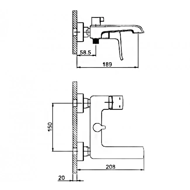 Приобрести gappo смеситель для ванны и душа g3250, черный матовый 84052