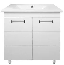 Loranto Тумба напольная с раковиной Дина 60х81 см, белая CS00049871