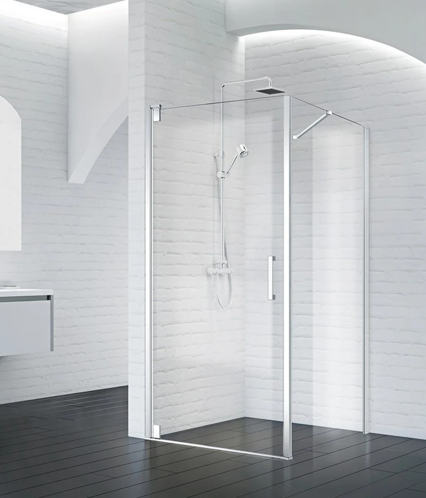 Приобрести belbagno душевая перегородка 100 см marmi-100-fix-c-cr