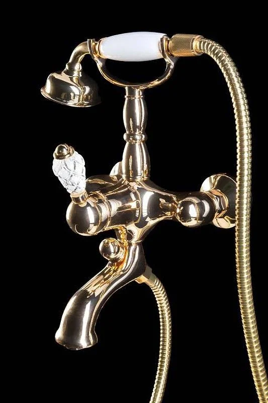 Приобрести boheme смеситель для ванны crystal, золото\кристаллы 283-crst