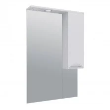 AQUA DE MARCO Зеркало-шкаф ELEGANSE 65 см, правое, белый\хром 1065CELE/R