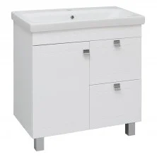 AQUA DE MARCO Тумба напольная с раковиной Ostin 80см. 1 дверь 2 ящика