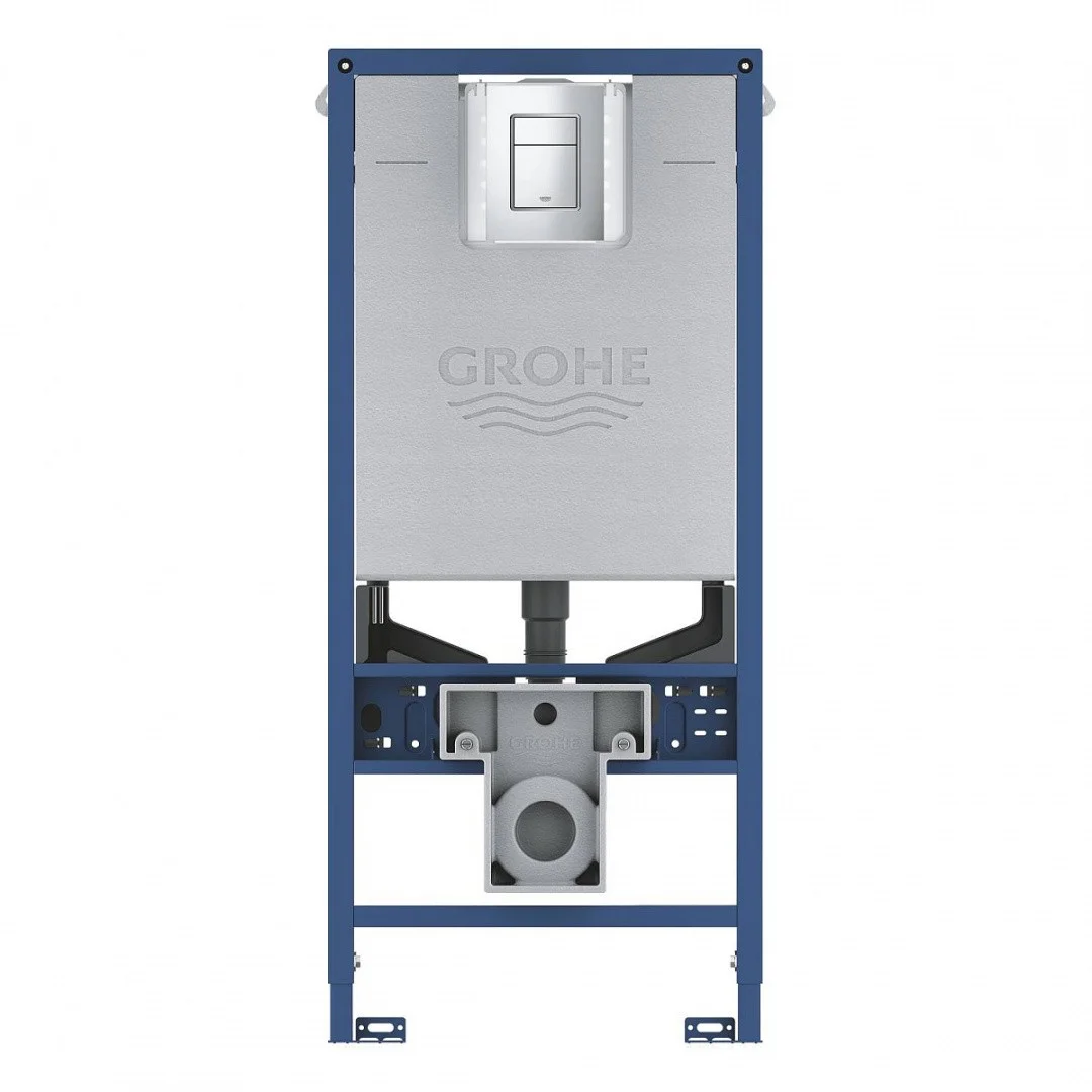 Приобрести grohe инсталляция для унитаза rapid slx 3 в 1 с клавишей смыва skate cosmopolitan, хром 39603000