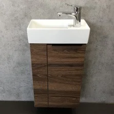 Сomforty Тумба с раковиной "Асти-40" дуб темно-коричневый