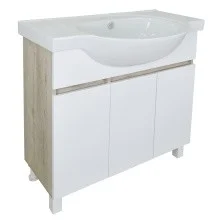 Loranto Тумба напольная с раковиной Глория 80 Н 80х50, Дуб Кантри CS00083814