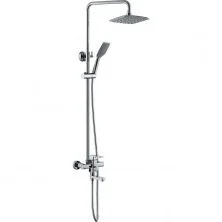 HAIBA Душевая система, прямоугольная d-260мм, хром HB2402