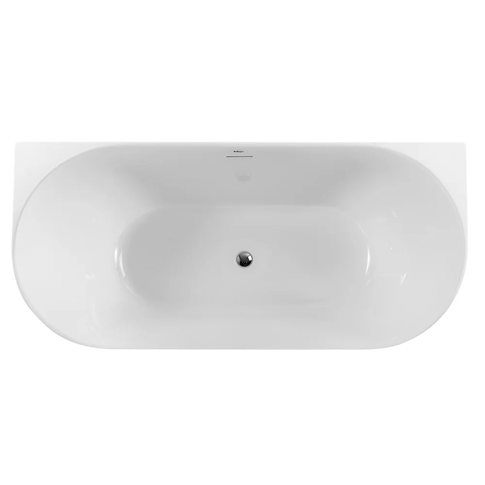 Приобрести belbagno акриловая ванна 170х80 см, пристенная, белая bb412-1700-800