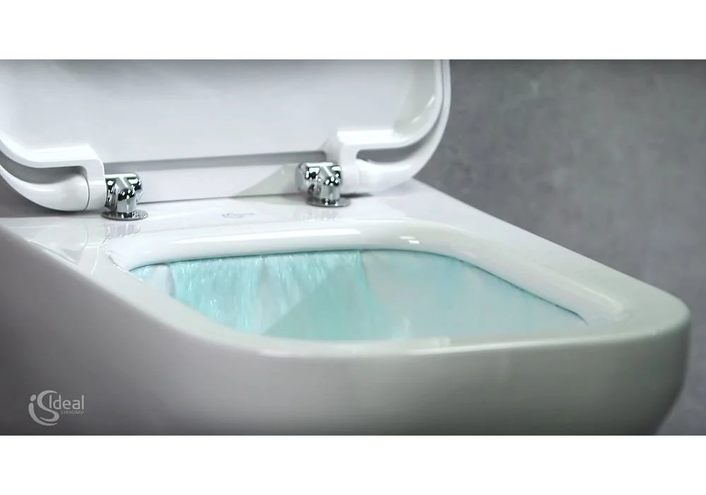 Приобрести унитаз подвесной безободковый ideal standard tesi aquablade t007901 с крышкой микролифт