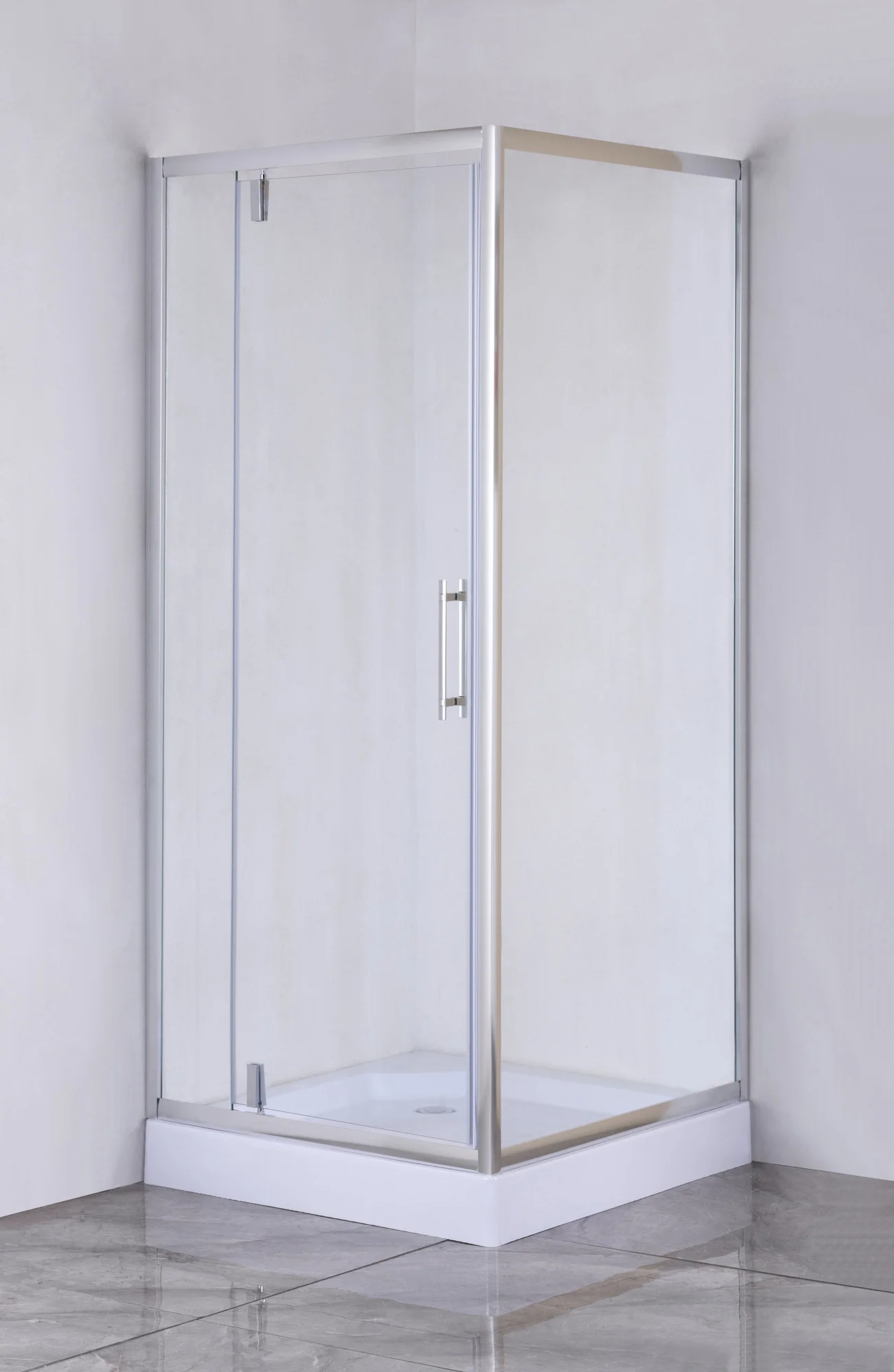 Приобрести loranto душевое ограждение 90х90х200 r/l c низким поддоном 13см, прозрачное закаленное стекло 6мм, профиль хром (cs-604c 90)