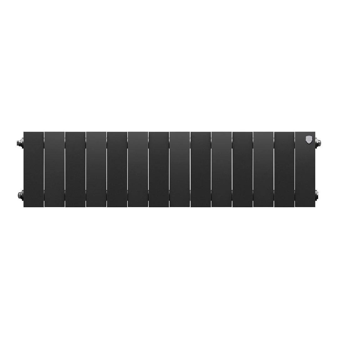 Приобрести royal thermo радиатор биметаллический pianoforte 200 /noir sable ( черный графит ) - 14 секц.