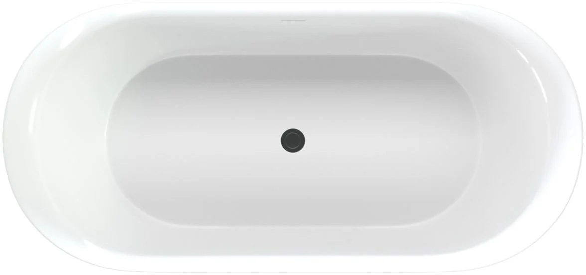 Приобрести aquanet акриловая ванна family smart 170x78 см, черная 88778 matt finish