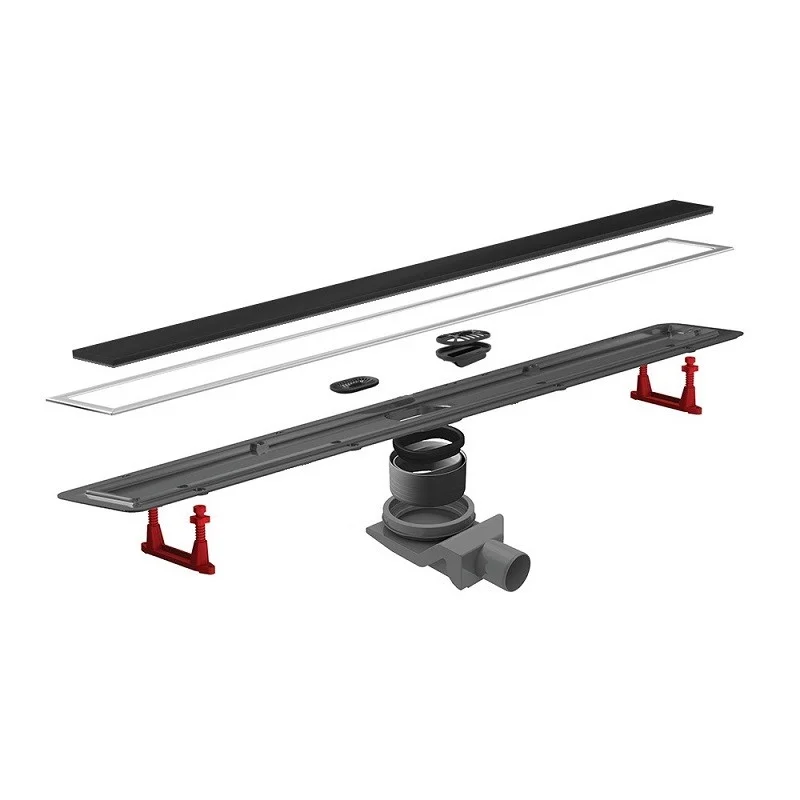 Приобрести pestan душевой трап confluo premium black glass line 650