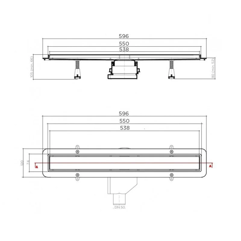 Приобрести pestan душевой трап betto line 550