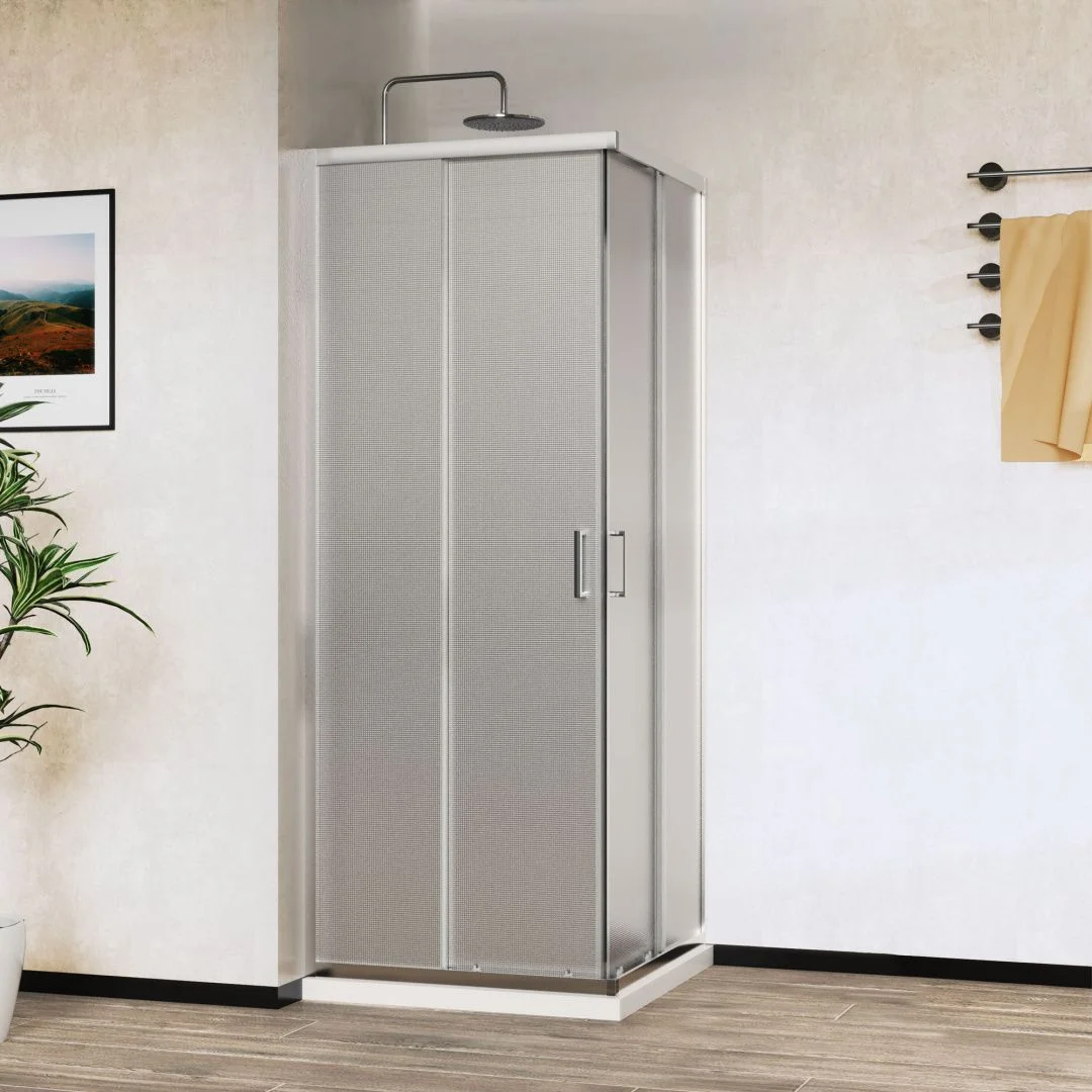 Приобрести vincea душевое ограждение city 90х100 см, текстурное, хром vss-5ct9010mt