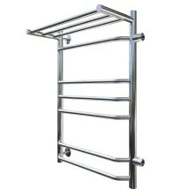 Тругор Водяной полотенцесушитель Браво 3 П7 500х800 мм R ПМ с боковым подводом, полкой, хром 00-00017303