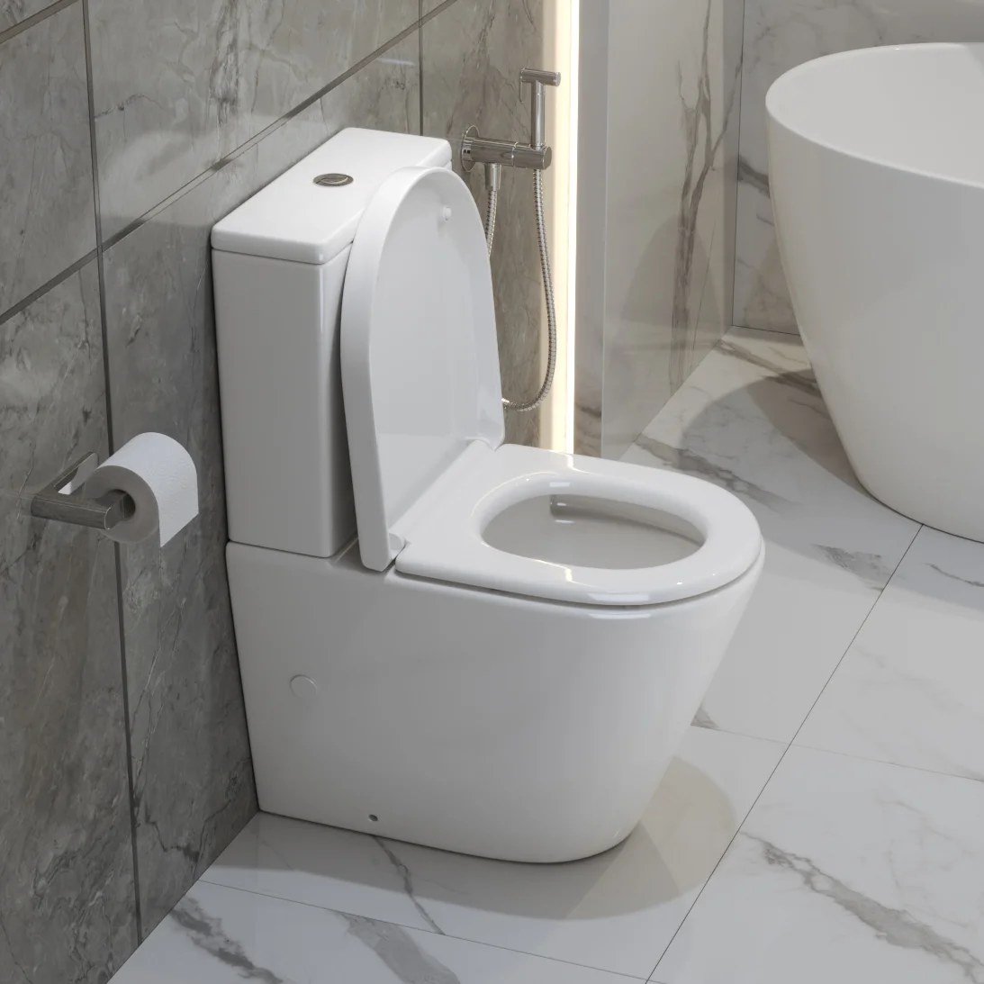 Приобрести belbagno унитаз компакт flay-tor безободковый со смывом tornado с сиденьем дюропласт, микролифт, белый bb2149cp-tor/bb2149t/bb865sc