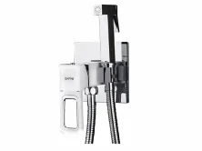 Gappo Смеситель с гигиеническим душем G7217-8, белый\хром 19570