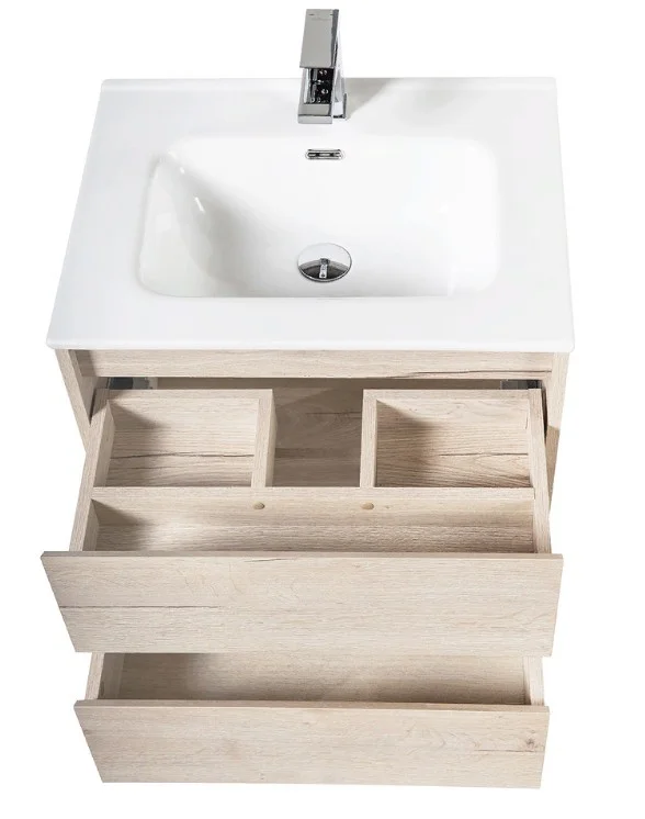 Приобрести тумба подвесная с раковиной belbagno kraft-700-2c-so-rgb 70 см, rovere galifax bianco