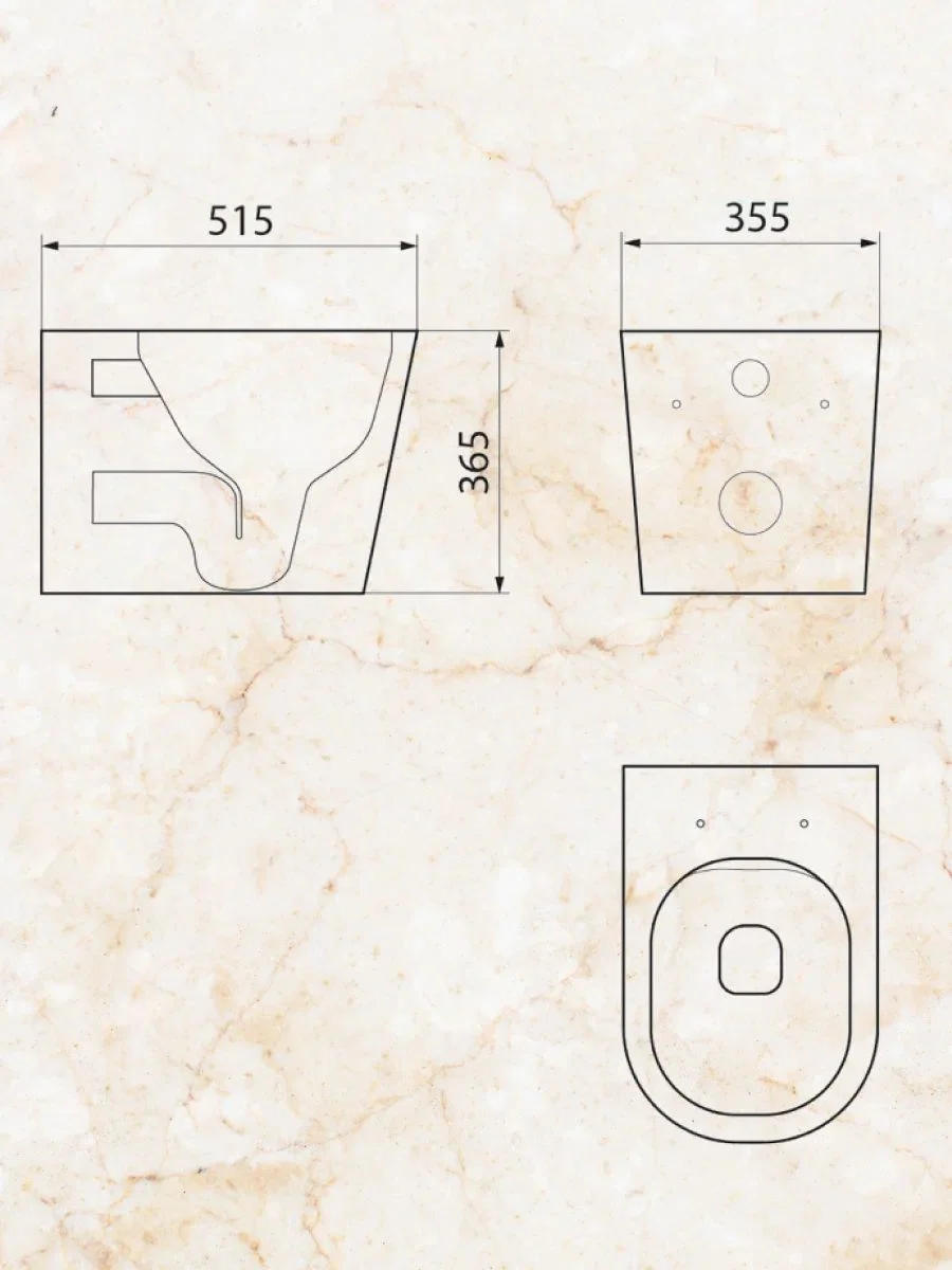 Приобрести sintesi подвесной безободковый унитаз essler tornado 3.0.с крышкой-сиденьем дюропласт,микролифт