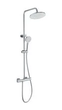 Душевая система с термостатом WONZON & WOGHAND INN 4, Хром (WW-B3047-A-CR)