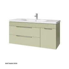 Caprigo Тумба с раковиной MONBAR 120 см, правая, фисташка