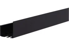 Aquanet Полка Магнум 90x12 см черная матовая, с крючками 00302222