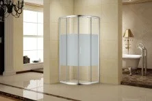 Aquanet Душевое ограждение Practic AE10-Q-90x90U-CP 900x900, прозрачное, матовое стекло