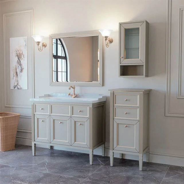 Приобрести caprigo шкаф albion 36 см, правый, белый, эмаль