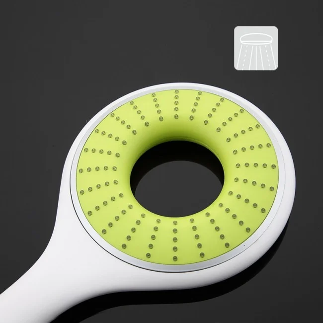 Приобрести gappo душевая лейка g09, белый/салатовый 92553