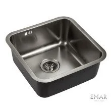 Emar Кухонная мойка 44х44 см, графит EMB-127A PVD Nano Dark