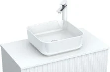 Aquanet Столешница Джейн 80 см, белый матовый