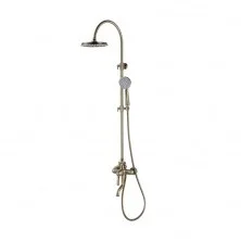 IDDIS Душевая система Oldie, круглая d-206мм, бронза OLDBR3Fi06