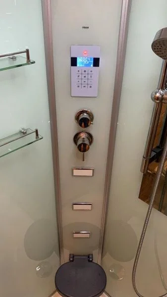 Приобрести frank душевая кабина f610r с паром, правостороняя