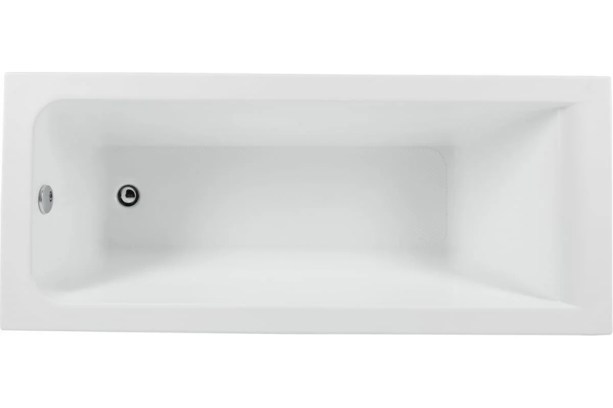 Приобрести aquanet акриловая ванна bright 165x70 см, белая