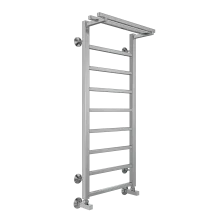 Terminus Полотенцесушитель Контур П9 40х100 см, с полкой, водяной, хром